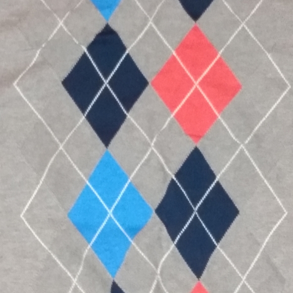 Tommy Hilfiger argyle sweater sz:M - Picture 2 of 8